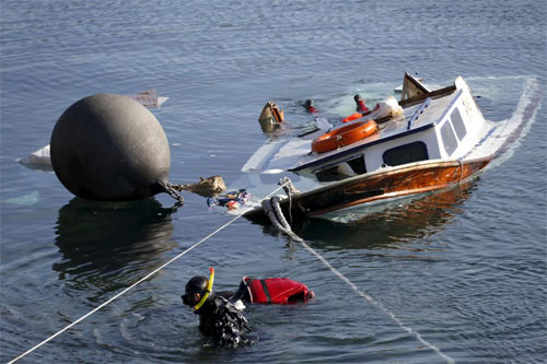Tragedia de Lesbos: Imágenes impactantes de refugiados ahogados